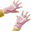 Damen-/Kinder Winterhandschuhe für das Telefon – Rosa Produktbild-Vorschau 2