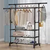 Kleiderständer, Garderobenständer, Kleiderstange, 90-155cm Produktbild-Vorschau 7