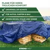 Plandeka Strong 2x3 m, 200 g/m, plandeka, antracyt, z Podgląd zdjęcia produktu 6