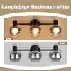 ZMH Deckenlampe Vintage Industrial 3 Flammig E14 Deckenspot Produktbild-Vorschau 6