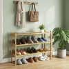 SONGMICS Bambus Schuhständer, stapelbares Schuhregal 3 Produktbild-Vorschau 9