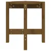 vidaXL Couchtisch Honigbraun Ø 42,5x45 cm Massivholz Kiefer Produktbild-Vorschau 5