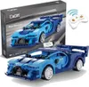 CADA Construction Blocks Racing Car Blue C51073W 25662 Voir les images du produit 1
