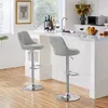Yaheetech 2er Barhocker-Set Verstellbare Sitzhöhe 61,5 cm - Produktbild-Vorschau 2