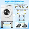 Omgoods - Verstelbaar Wasmachine-onderstel Met Draagkracht Productafbeelding-voorbeeld 4