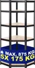 CLP Eckrek Flint, zwart, 100x80x180 cm Productafbeelding-voorbeeld 1