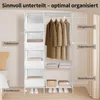 Stoffschrank Kleiderschrank, Kleiderstange und Produktbild-Vorschau 5