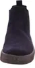 A front view of a blue Chelsea boot. Voir les images du produit