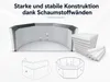 Whirlpool 193 cm, 6 Personen, 90 Luftdüsen, bis 40 °C, 1200 Produktbild-Vorschau 3