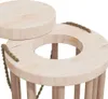Seník pro králíky masivní jedlové dřevo Ø 15 x 25.5 cm Náhled obrázku produktu 6
