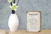 Holzschild Spruch 12x18cm Toiletten Regeln Haus Schild Produktbild-Vorschau 5