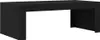 vidaXL Couchtisch Schwarz Eichen-Optik 102 x 50 x 35 cm Produktbild-Vorschau 1