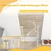PawHut Treppenschutzgitter Absperrgitter ohne Bohren 76-81 Produktbild-Vorschau 5