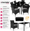 TecTake 404320, Černá, Šedá, 6 sedadlo/sedadel, Dospělí a Náhled obrázku produktu 3