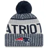 New Era NFL SIDELINE 2017 Bobble Mütze New England Patriots Podgląd zdjęcia produktu 1