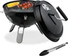 Relaxdays Kugelgrill, tragbar, Ø 37 cm, Picknickgrill für Produktbild-Vorschau 1