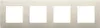 Legrand Niloe 665014 quadruple beige Voir les images du produit 2
