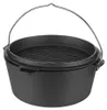 Mucola Dutch Oven inkl Deckelheber Potjie BBQ Gusseisen Produktbild-Vorschau 3
