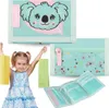 Koala Tyrkysová malá peněženka na suchý zip, dětská Náhled obrázku produktu 1
