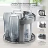 A product shot of a bottle sterilizer with accompanying feature callouts. Produktbild-Vorschau