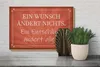 Holzschild Spruch 30x20cm Ein Wunsch ändert nichts Produktbild-Vorschau 5