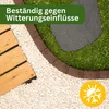 Rasenkanten - 4 Stück - 4,8 Meter - Braun - Wetterfest & Produktbild-Vorschau 5