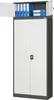 Schrankaufsatz, 900 x 380 x 400 mm, anthrazitweiß Produktbild-Vorschau 4