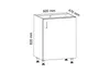 Unterschrank 60 cm küchenschrank ohne Arbeitsplatte, Aspen Produktbild-Vorschau 3