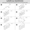 WOLTU Kommode mit 8 Schubladen Steckdosen, Metallrahmen Produktbild-Vorschau 9