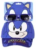 2 tlg. Set: Kappe mit Sonnenbrille in Blau Sonic The Produktbild-Vorschau 1