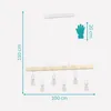 EGLO Townshend, flexibel, wit, hout, staal, hout, Productafbeelding-voorbeeld 4