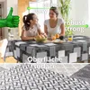 Tischdecke Wachstuch Premium Ornamente Grau Robust Produktbild-Vorschau 4