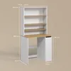 Waschmaschinenschrank Livinity Paolina Weiß/Artisan 93.6 x Produktbild-Vorschau 3