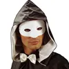 Masque pour les yeux Phantom Accessoire de bal masqué blanc Voir les images du produit 2