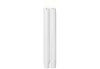 Two white LED taper candles with flickering flames are shown against a white background. Podgląd zdjęcia produktu