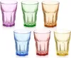 6er Trinkgläser Buntes Glas 360 ml Wassergläser Limogläser Produktbild-Vorschau 1