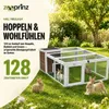zooprinz Kaninchenstall Hasenstall Comfort L | Freilauf Produktbild-Vorschau 2