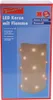 TrendLine LED Kerze mit Flamme 30 x Ø 15 cm warmweiß Außen Produktbild-Vorschau 2