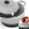 com-four® 4x Auflaufform mit Deckel aus Keramik - Produktbild-Vorschau 4
