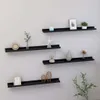Półki Ścienne, 4 Szt., Czarne, 80X9X3 Cm Lumarko! Podgląd zdjęcia produktu 9