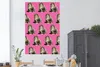 MuchoWow® Poster Katze - Muster - Braun 120x180 cm - Produktbild-Vorschau 2