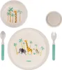 reer 22010 reer Kindergeschirr-Set Growing WildLife weiß Náhled obrázku produktu 1