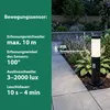 Vonkajšia záhradná lampa E27 BLACK PIPE 45 cm so senzorom Náhľad obrázku produktu 4