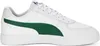 A side view of a white Puma sneaker with a green stripe. Produktbild-Vorschau