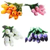 OKWISH 10 STK PolyurethanKünstliche Tulpen Gefälschte Produktbild-Vorschau 4