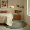 Tapis rond en jute vert 120cm Mrcarpet Voir les images du produit 4