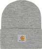 Carhartt WIP Acrylic Watch Hat Grey Heather . Produktbild-Vorschau 3