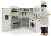 GOPLUS Eckspielküche aus Holz, Kinderküche mit Eismaschine, Produktbild-Vorschau 1