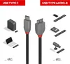 Lindy 1m kabel USB 3.2 typ C na Micro-B, Anthra Line Náhled obrázku produktu 11