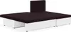 Ecksofa Polo mit Schlaffunktion - Kastanienbraun/Weiß Produktbild-Vorschau 3